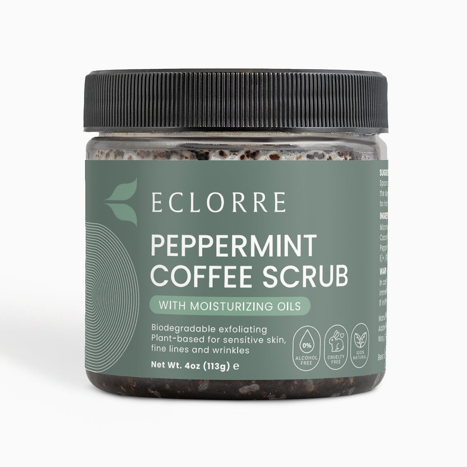 Peppermint Coffee Scrub